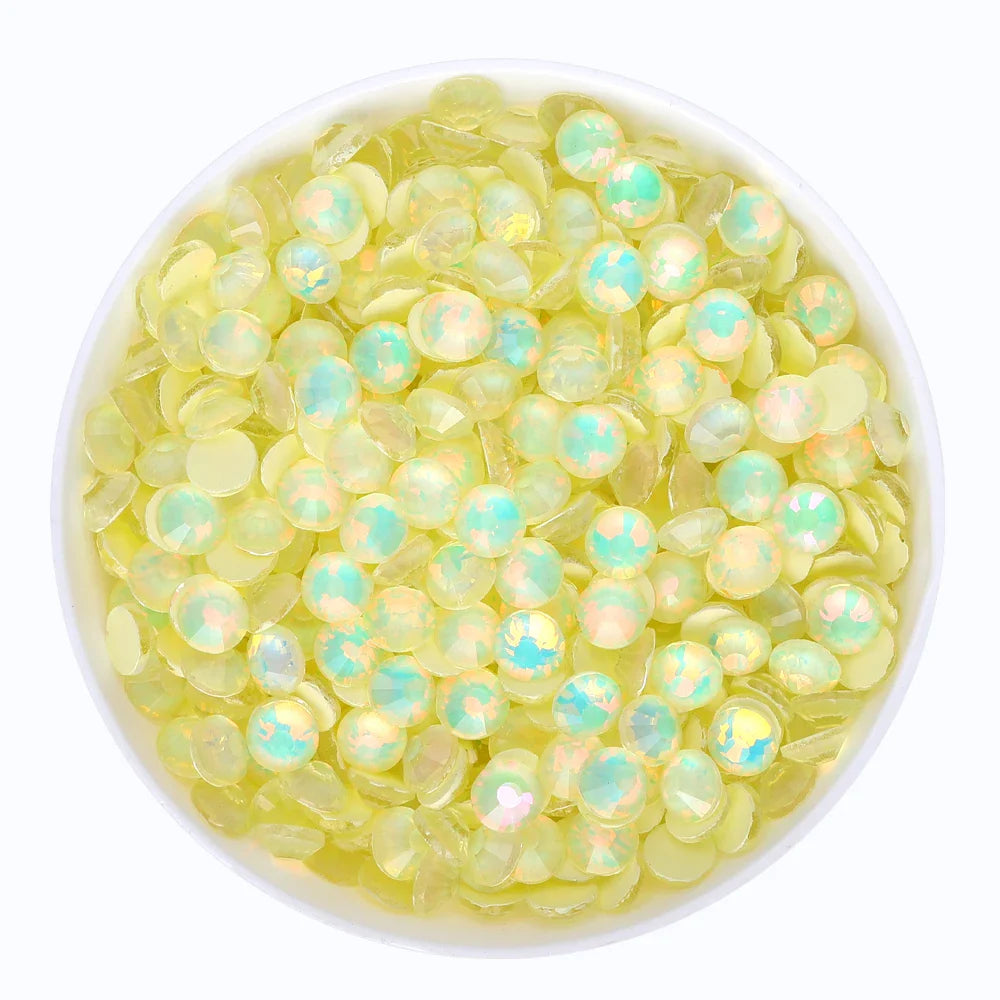 SS6-SS30 Mocha Opal Coral Reef Flatback Glass Non-Hotfix Rhinestones | Non-Hotfix | Wiccan Center