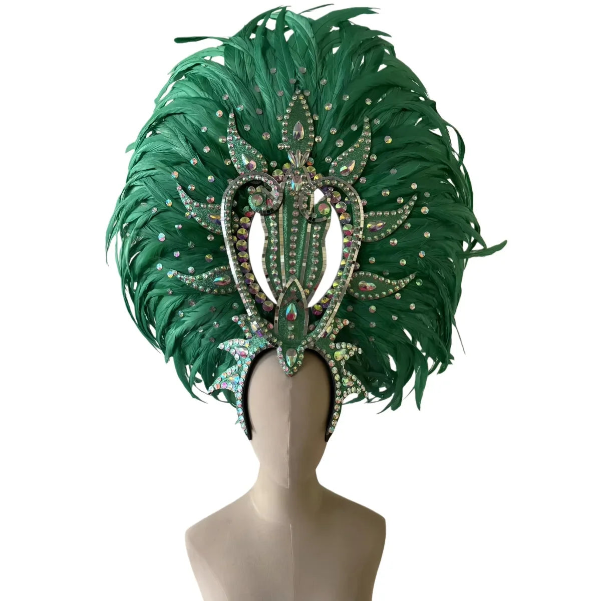 The Stardust Copacabana Feather Crown – Samba Parade Headdress | Headdress | Wiccan Center
