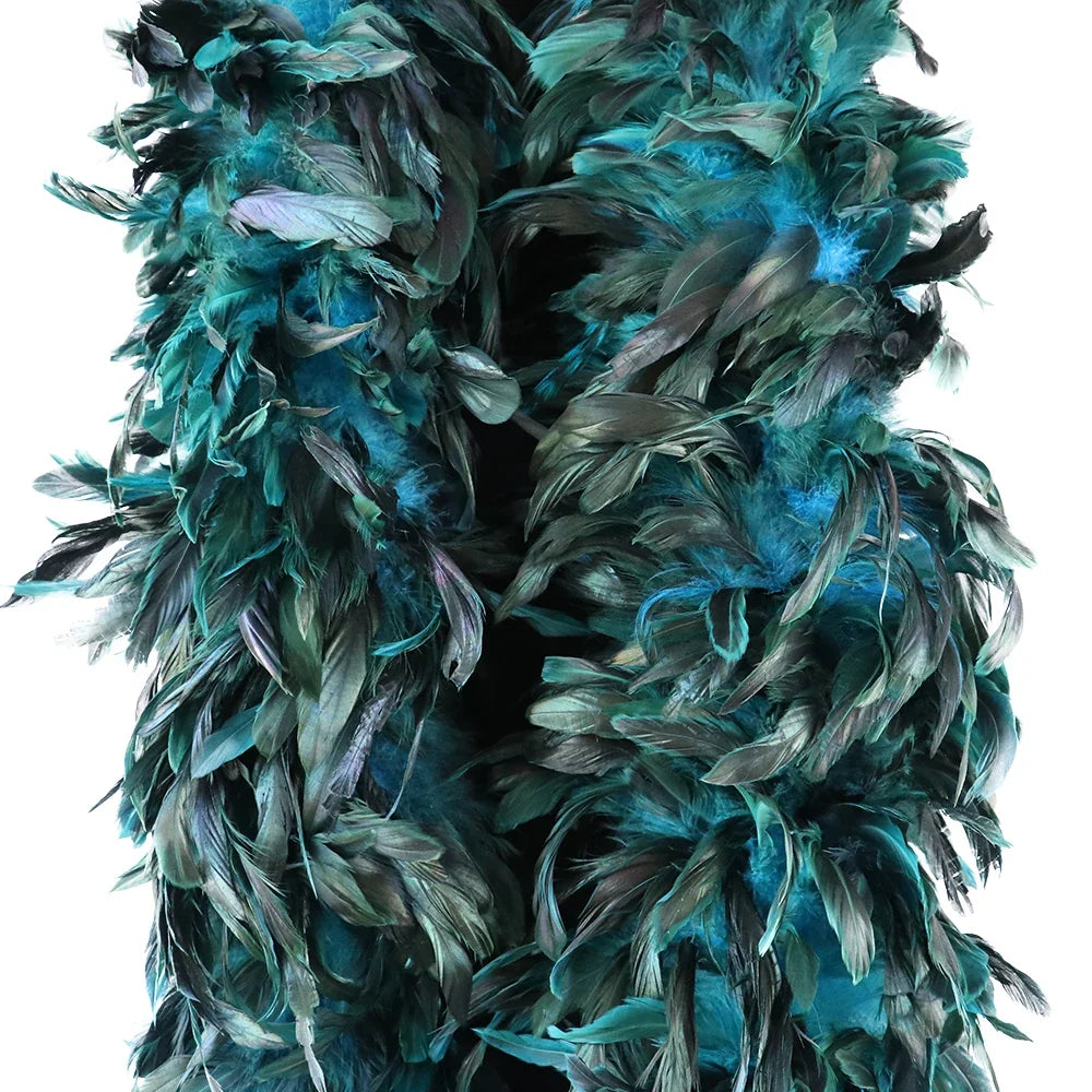 Natural Fluffy Rooster Feather Marabou Boa