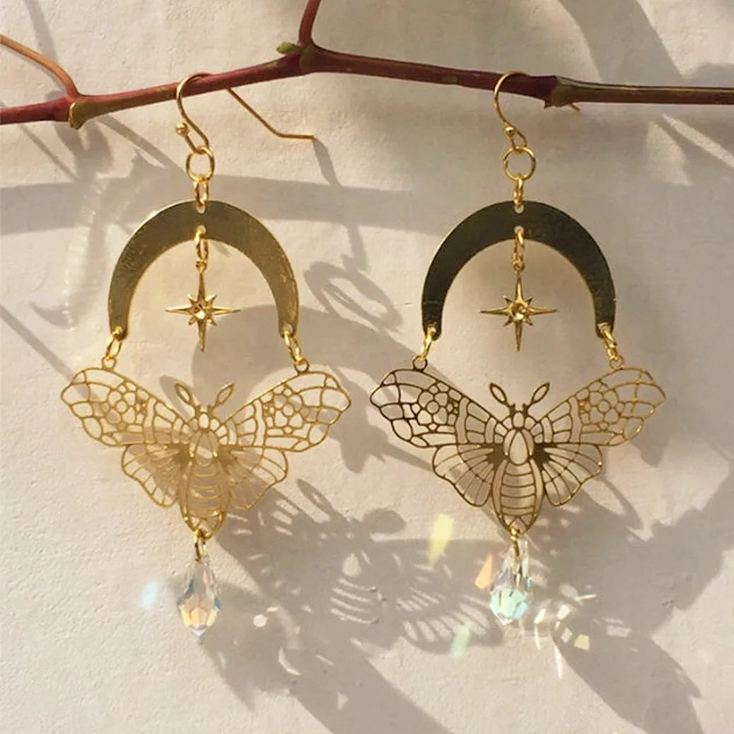 Assorted Moth & Butterfly Dangle Earrings | earrings | Wiccan Center