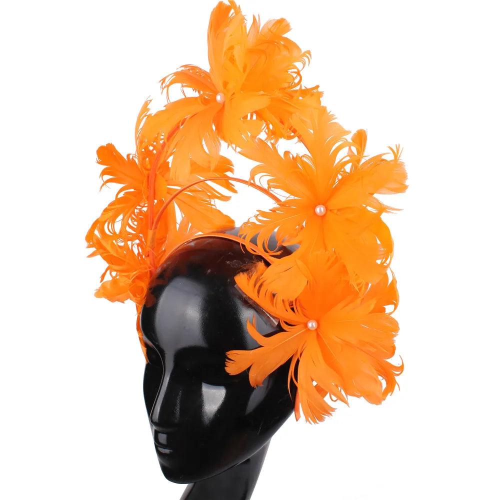 Feather Flower Headdress | Headpiece | Wiccan Center