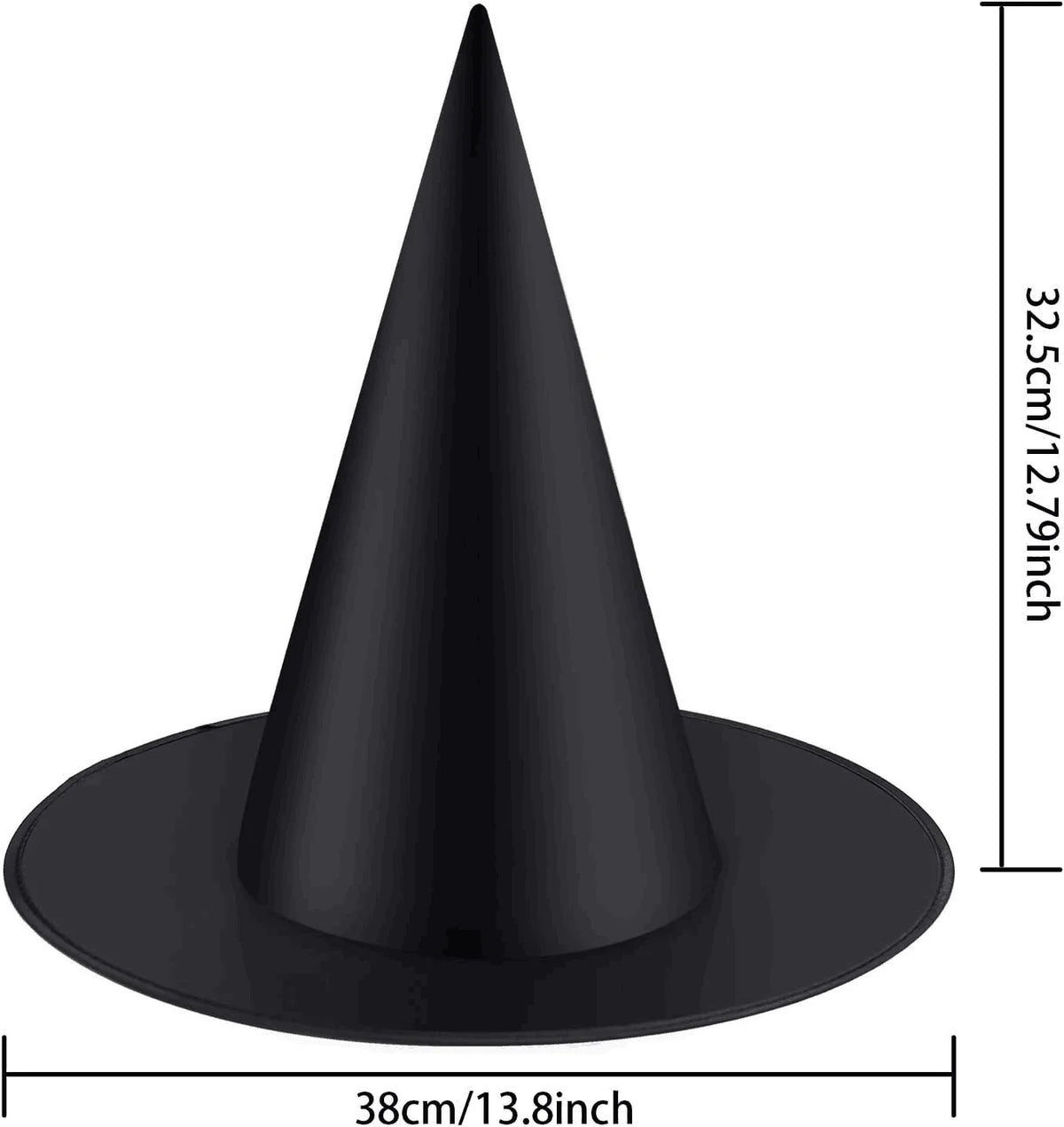 12 Pack Halloween Witch Hats Black Hanging Party Favors | | Wiccan Center