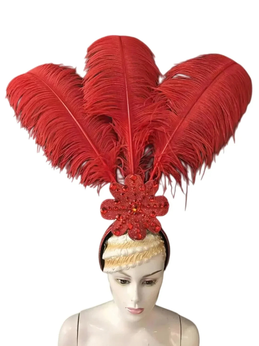 The Stardust Flora Cabaret Crown – Five-Flower Rhinestone Headdress | Headdress | Wiccan Center