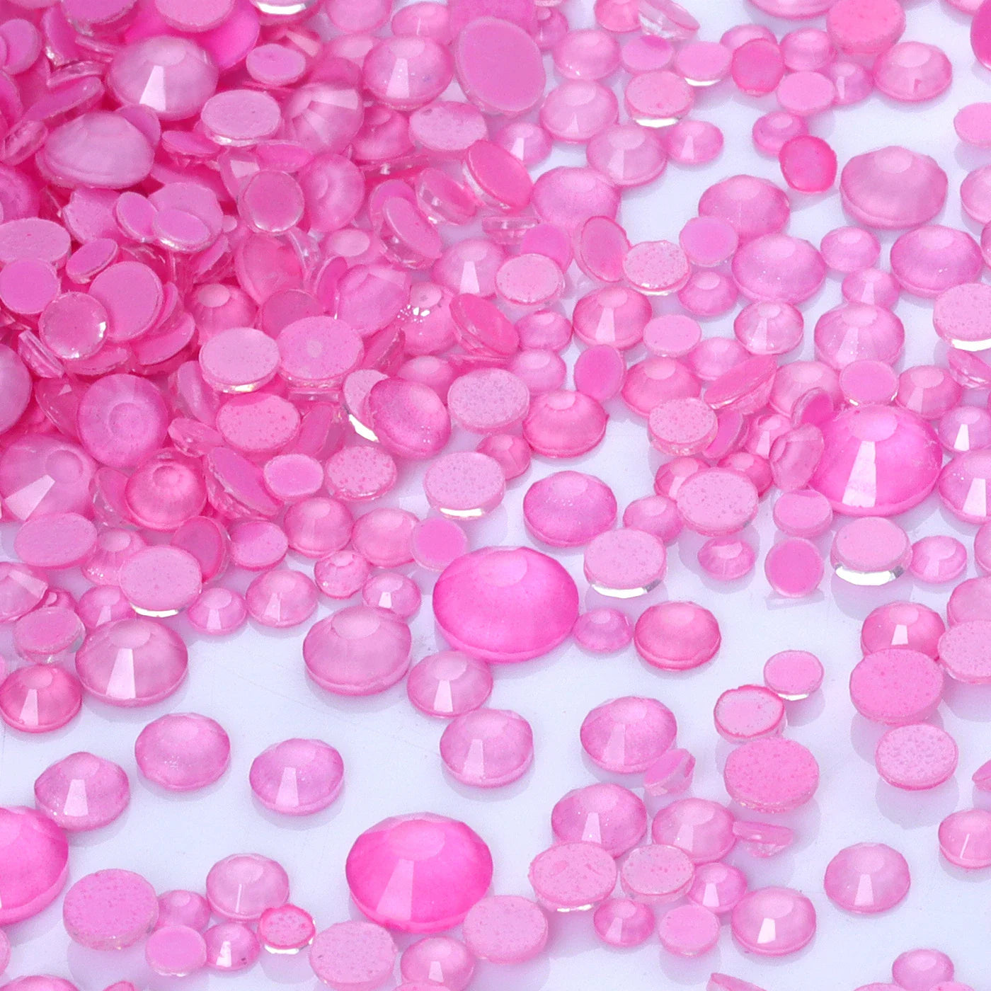 1440PC Mix Size SS6-SS20 Mocha Neon Glass FlatBack Non-Hotfix Rhinestones | Non-Hotfix | Wiccan Center