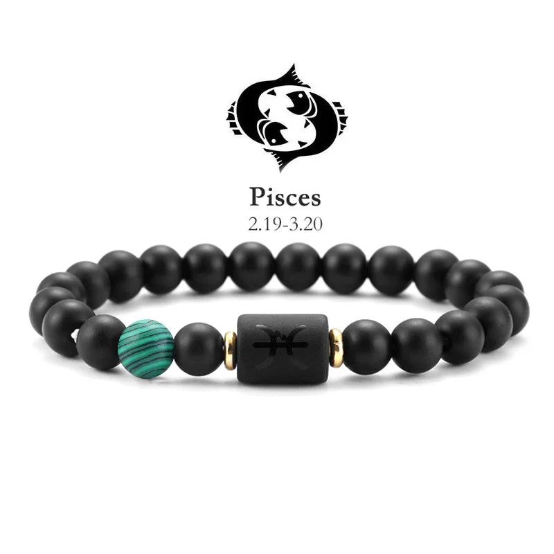 Sagittarius Zodiac Bracelet Natural Stone