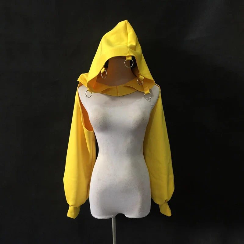 The Stardust Kinetic Cyber Hoodie – Cropped Gogo & Streetwear Dance Top | Jackets | Wiccan Center