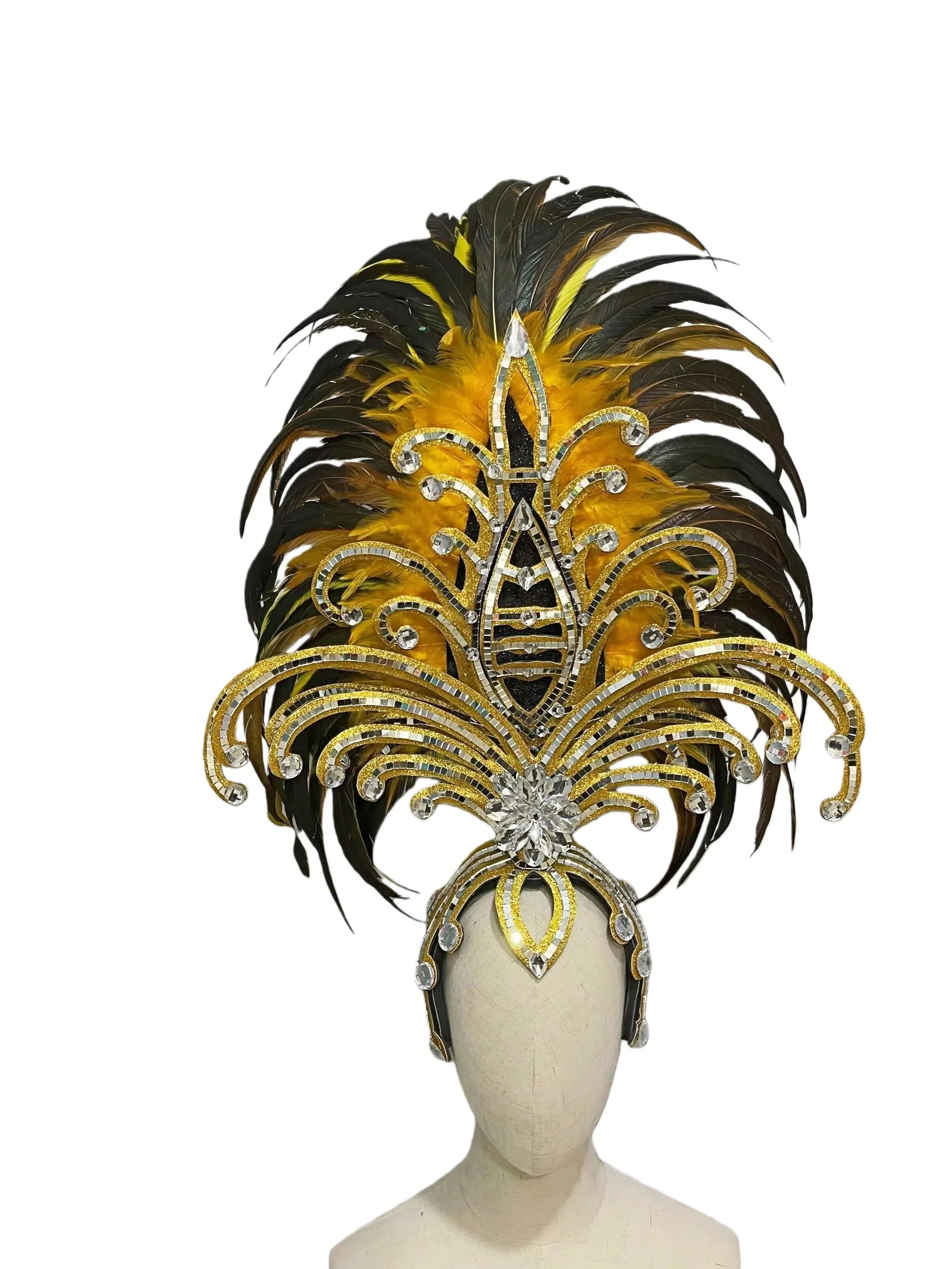The Stardust Luminary Crown – Lavender & Multi-Tone Samba Carnival Headdress | Headdress | Wiccan Center
