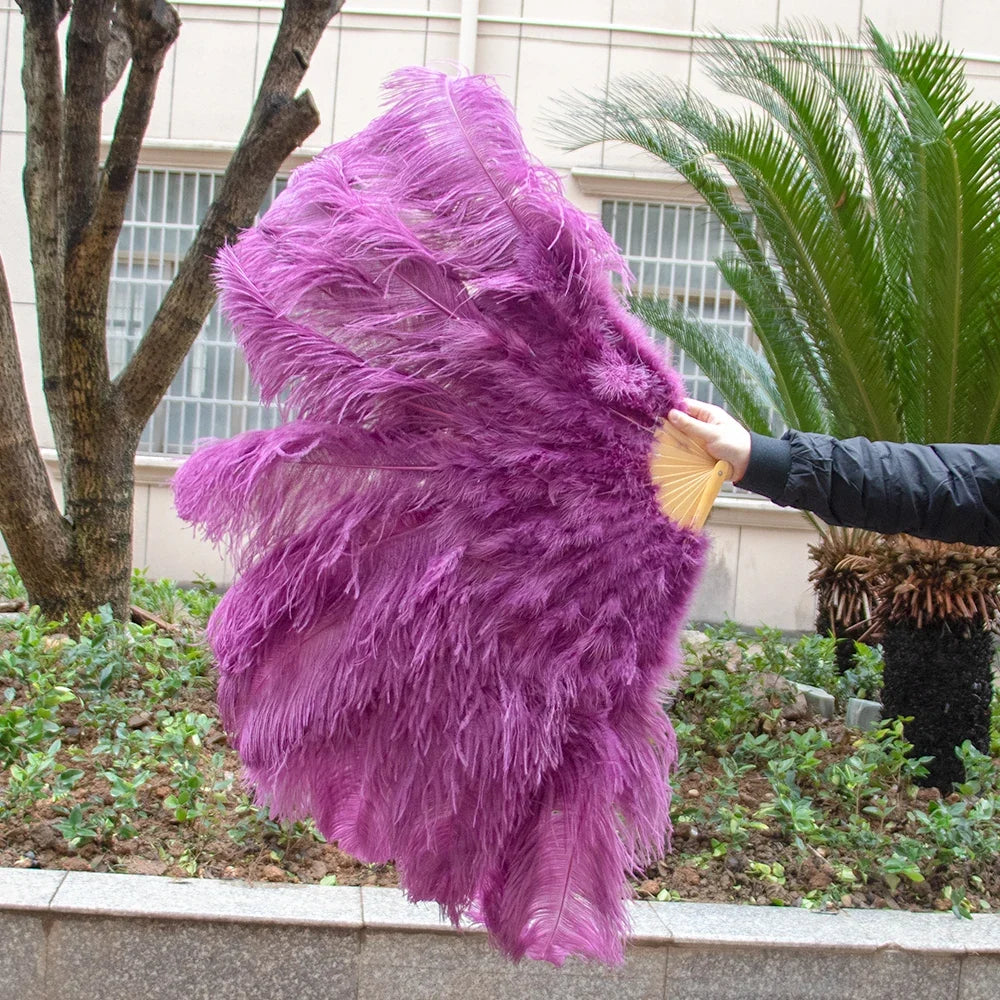 90CM Ostrich Feather Fans | Feather Fans | Wiccan Center