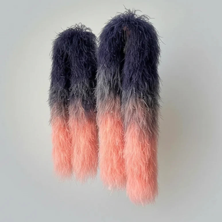 Mixed Color Ostrich Feather Boa & Shawl (2 Meters) | Feather Boas | Wiccan Center