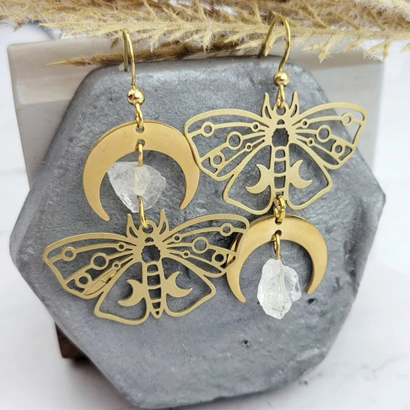 Assorted Moth & Butterfly Dangle Earrings | earrings | Wiccan Center