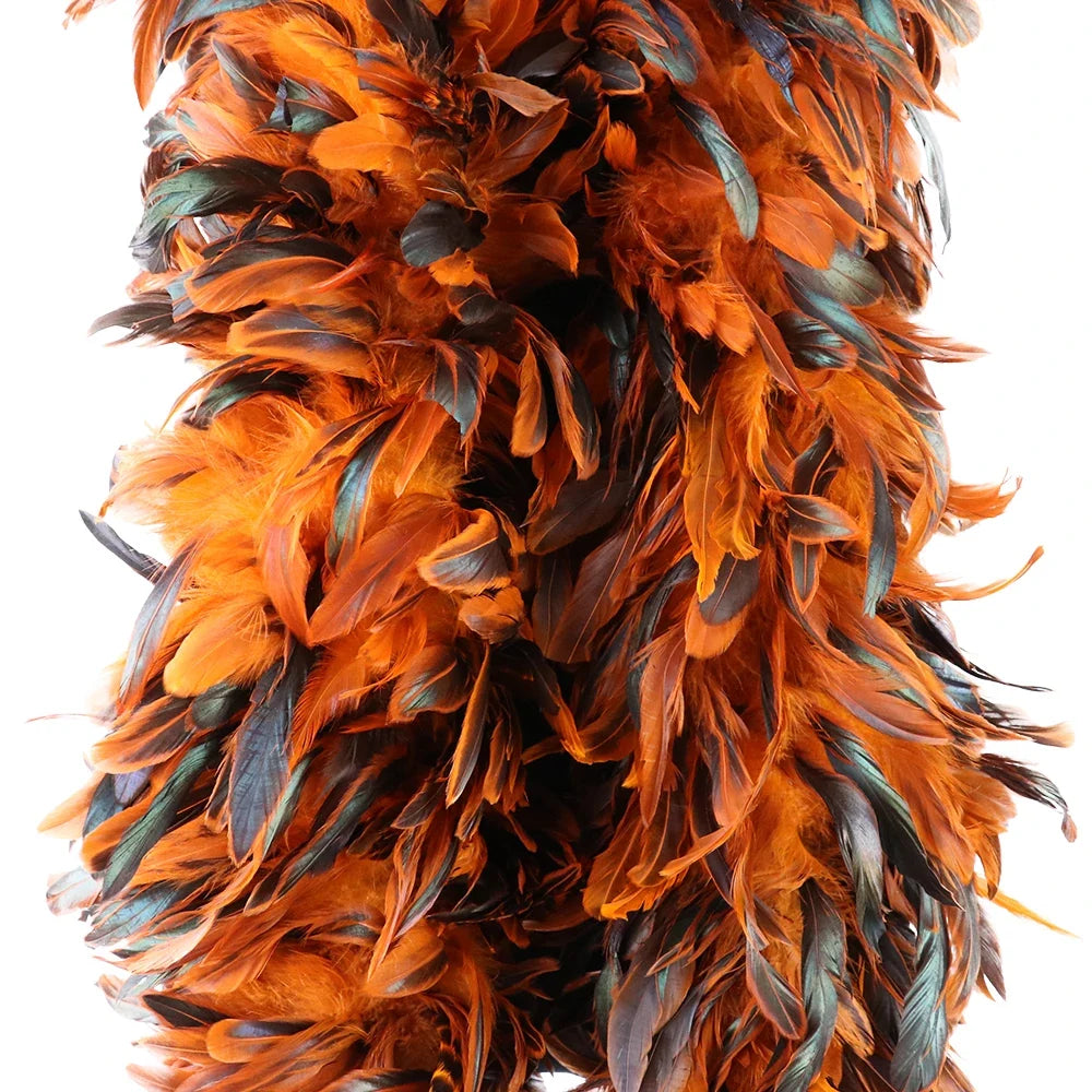 Natural Fluffy Rooster Feather Marabou Boa
