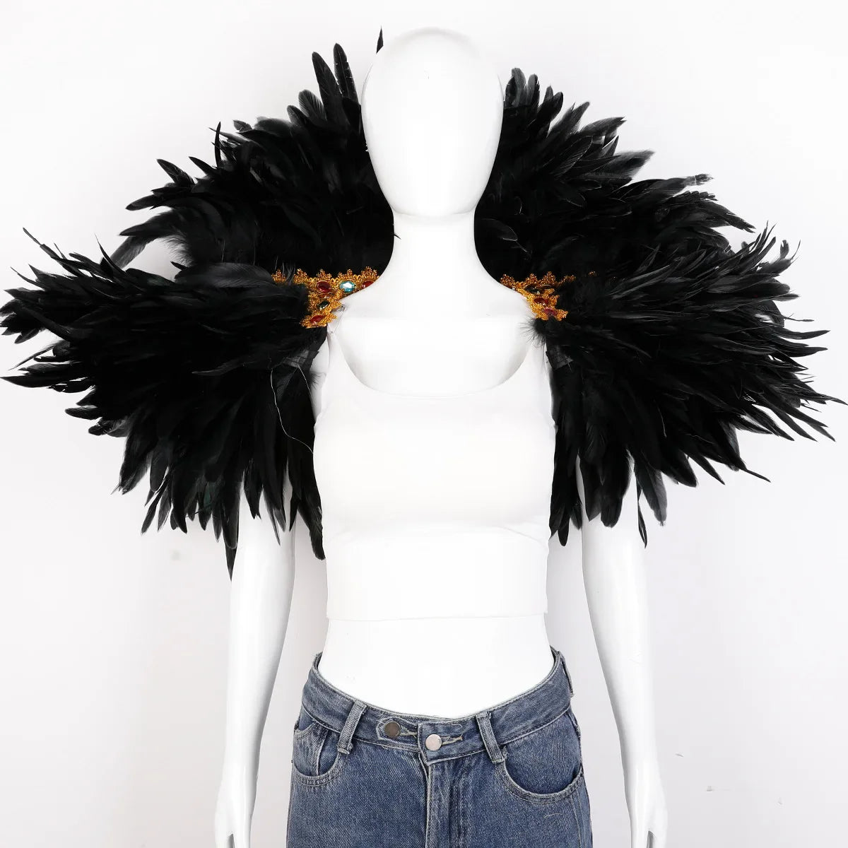 Festival Carnival Feather Shawl | Feather Shawl | Wiccan Center