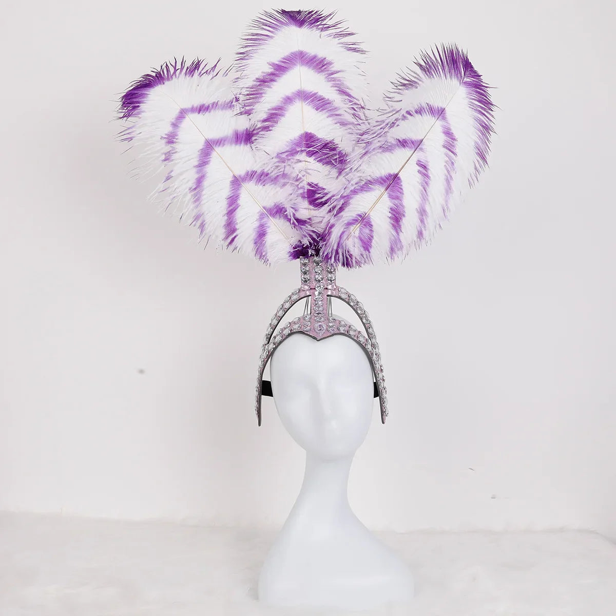 Striped Feather Headdress | Headdress | Wiccan Center