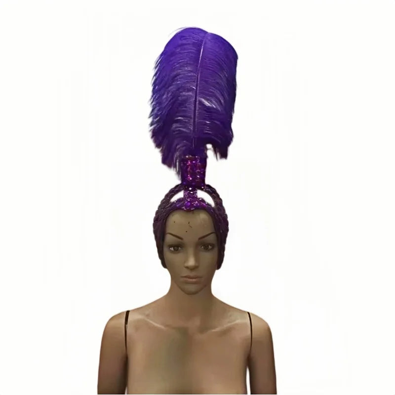 The Stardust Sahara – Mohawk Feather Carnival & Samba Headdress | Headdress | Wiccan Center
