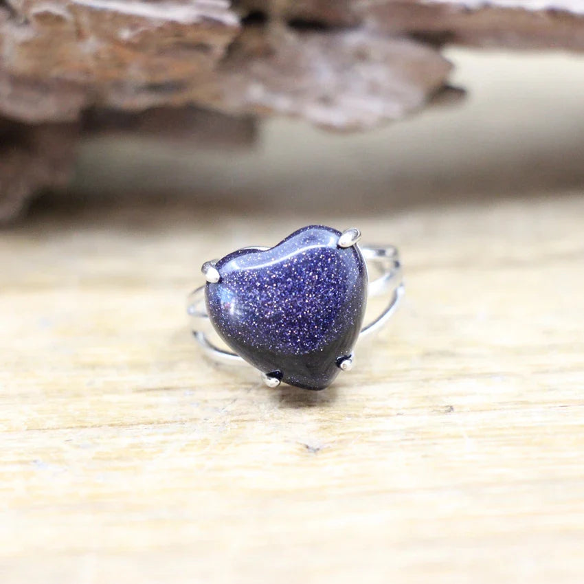 Crystal Heart Rings | rings | Wiccan Center