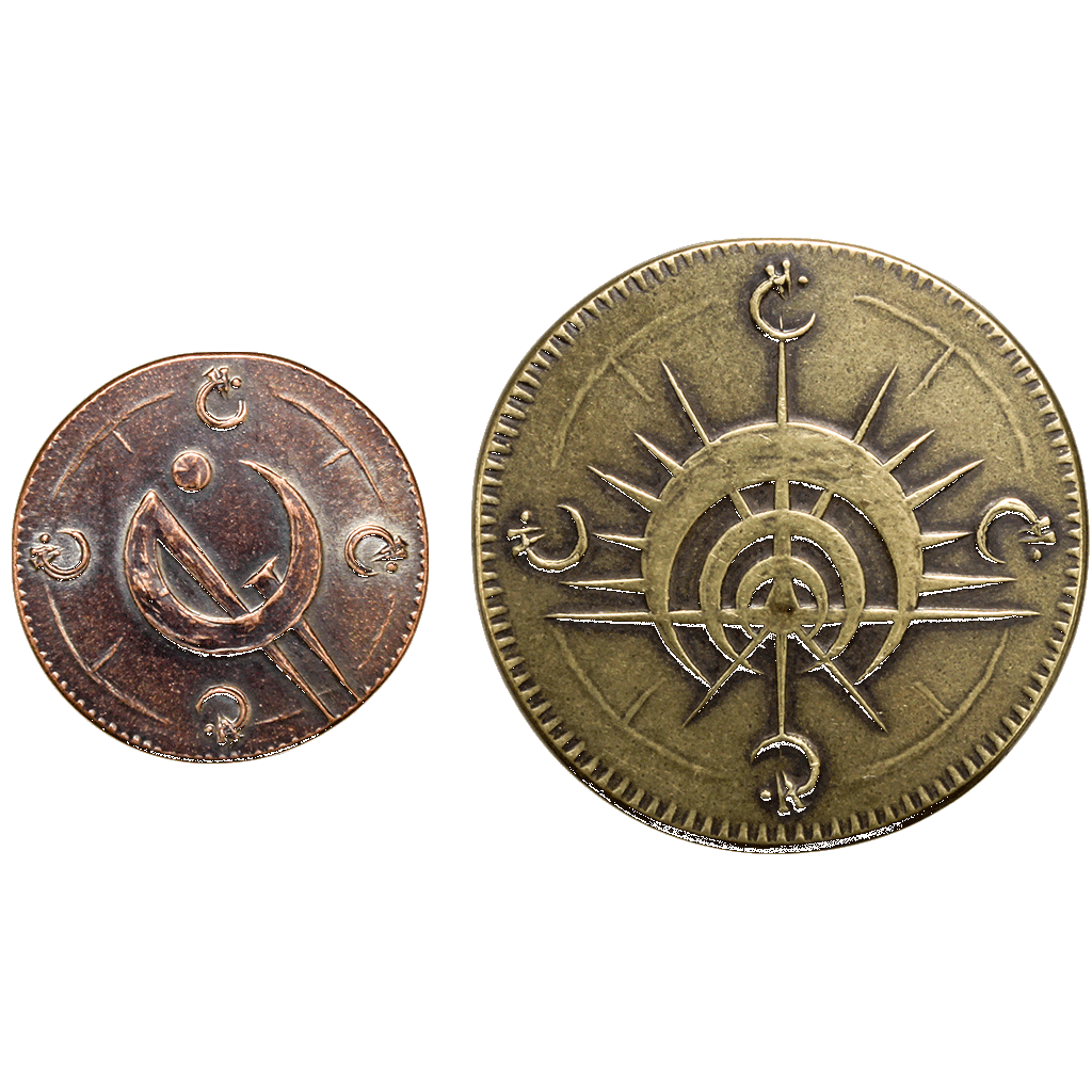 Mistborn Set #1 - Two Coins of The Final Empire | Artwork | Wiccan Center