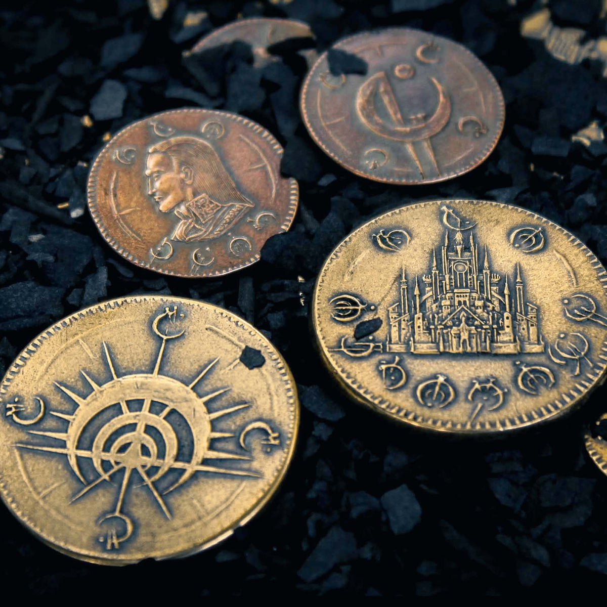 Mistborn Set #1 - Two Coins of The Final Empire | Artwork | Wiccan Center