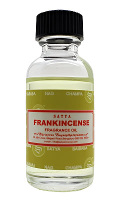 Satya Fragrance Oils - Frankincense - 30 mL Bottle (BNG) - Single | PERFUMES Y ACEITES | Wiccan Center