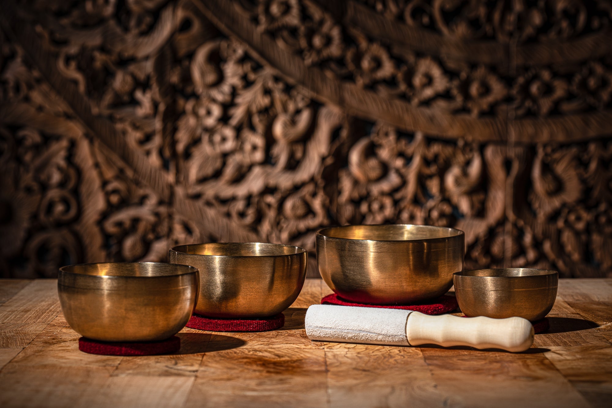 4-Piece Universal Series Singing Bowl Set, 250/400/500/600g | | Wiccan Center