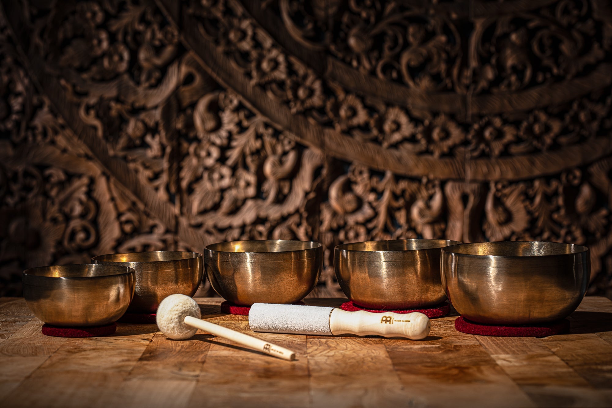 5-Piece Universal Series Singing Bowl Set, 400/500/600/700/750g | | Wiccan Center
