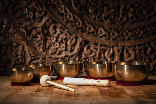 5-Piece Universal Series Singing Bowl Set, 400/500/600/700/750g | | Wiccan Center