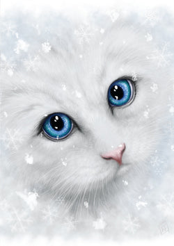 Winter Cat Card | Cards - She Black Dragon | Wiccan Center
