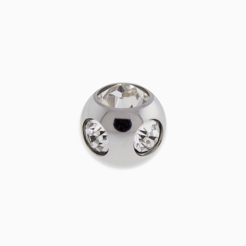 Steel Externally Threaded Satellite Gem Balls | | Wiccan Center