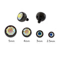 Steel Internally Threaded Black PVD Gem Ball 14G | Body Jewelry | Wiccan Center