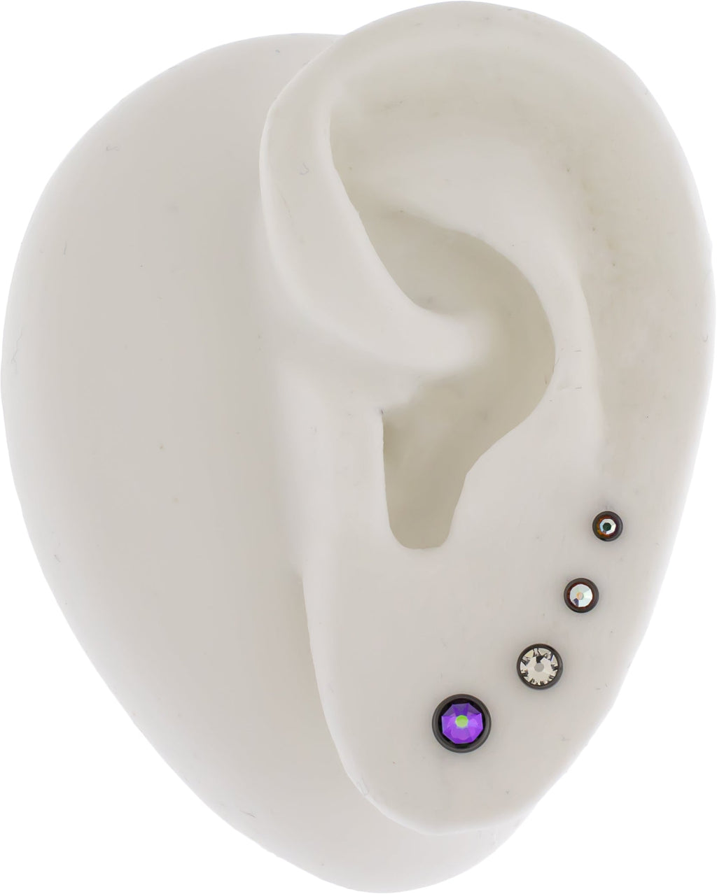 Steel Internally Threaded Black PVD Gem Disc 16G | Body Jewelry | Wiccan Center