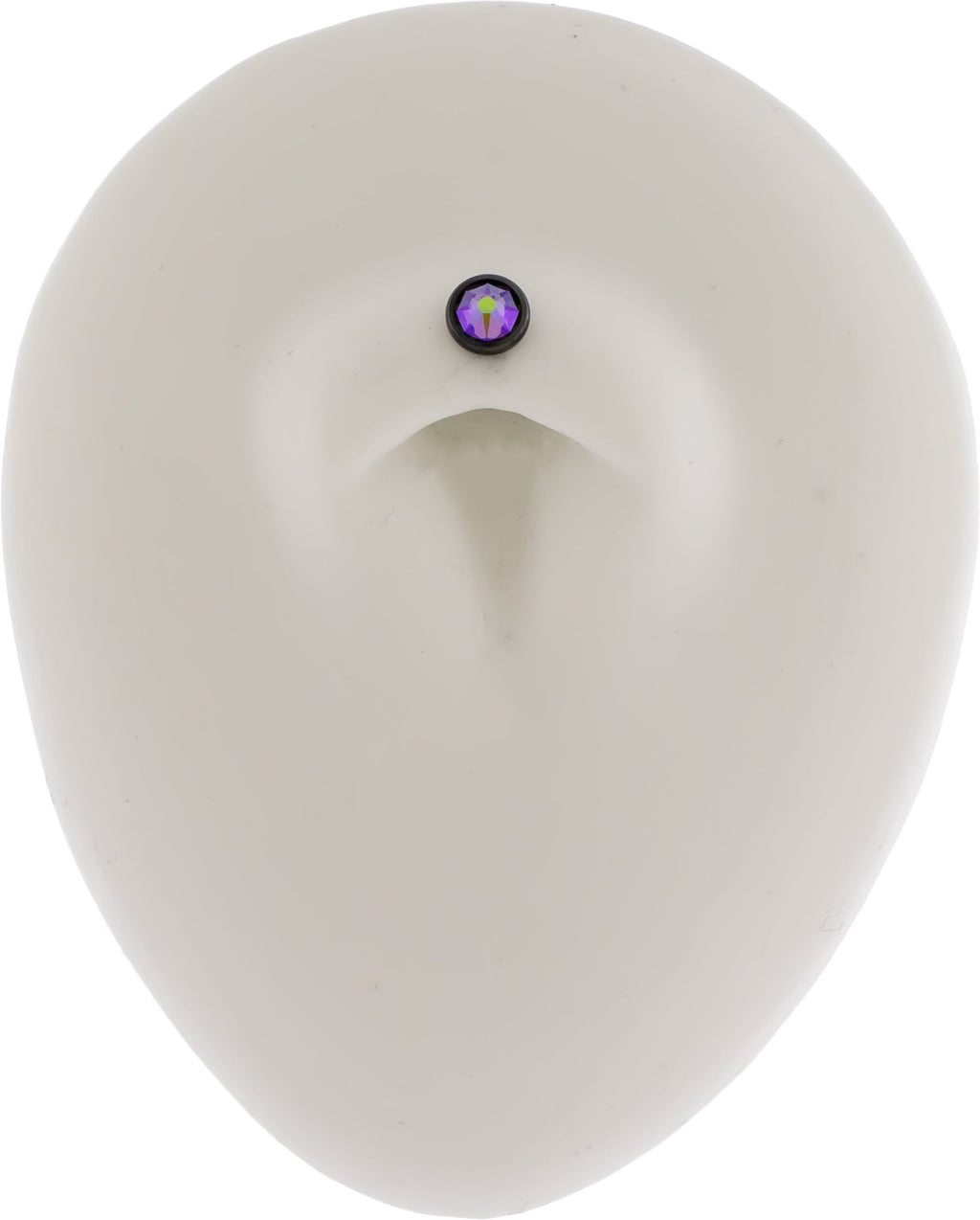 Steel Internally Threaded Black PVD Gem Disc 16G | Body Jewelry | Wiccan Center