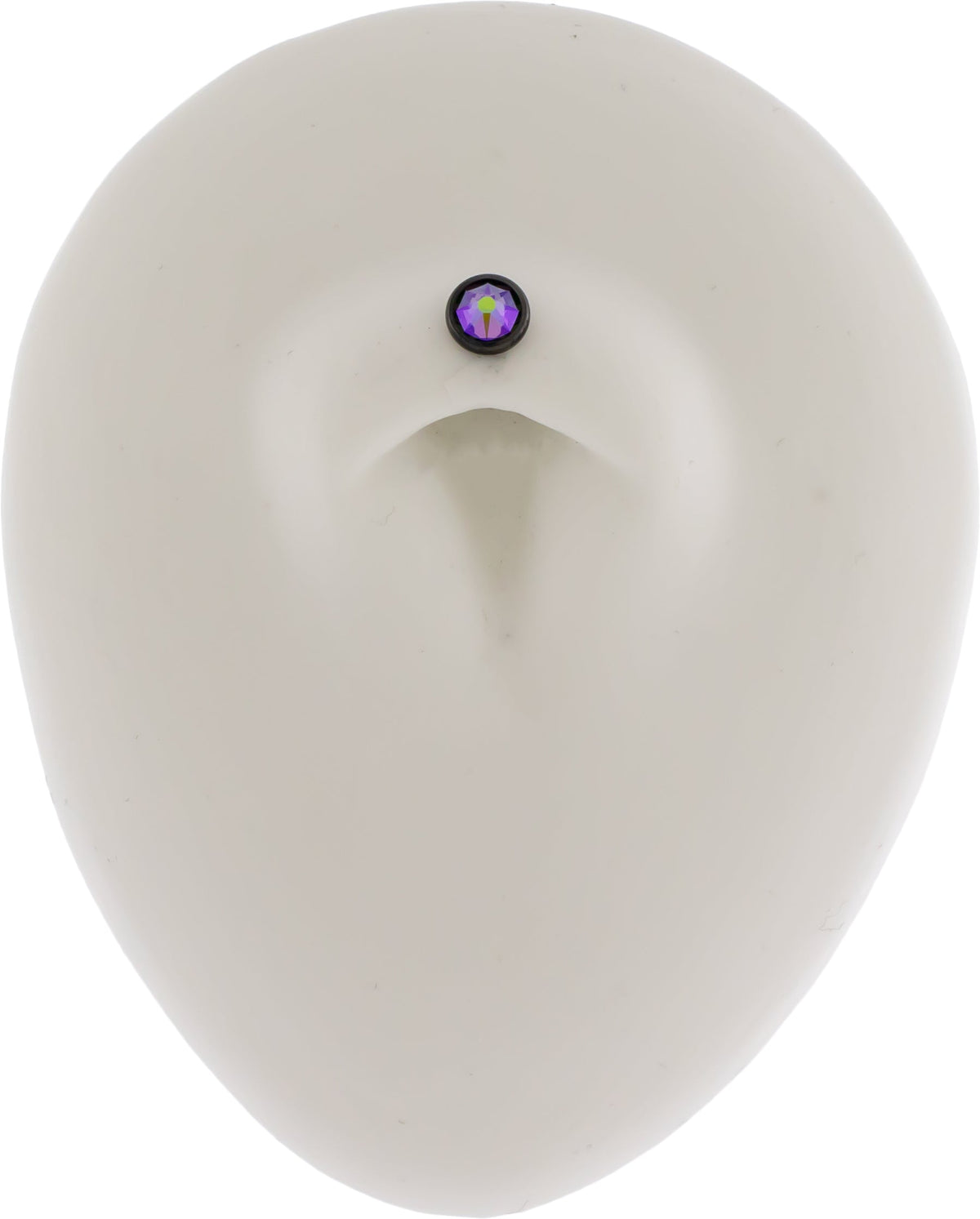 Steel Internally Threaded Black PVD Gem Disc 16G | Body Jewelry | Wiccan Center