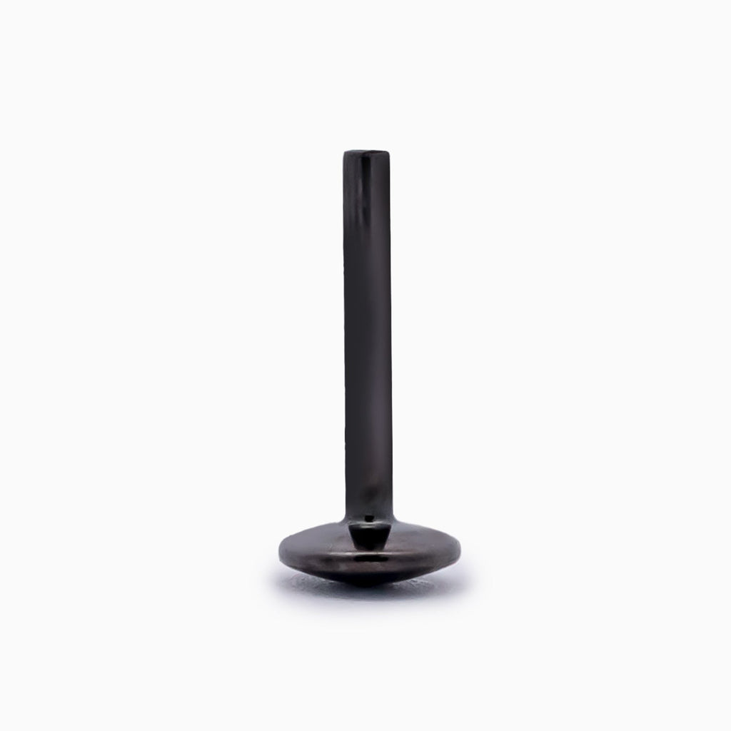Steel Internally Threaded Labrets - Black PVD | Body Jewelry | Wiccan Center