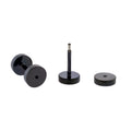 Black PVD Steel Externally Threaded Tunnels | Body Jewelry | Wiccan Center