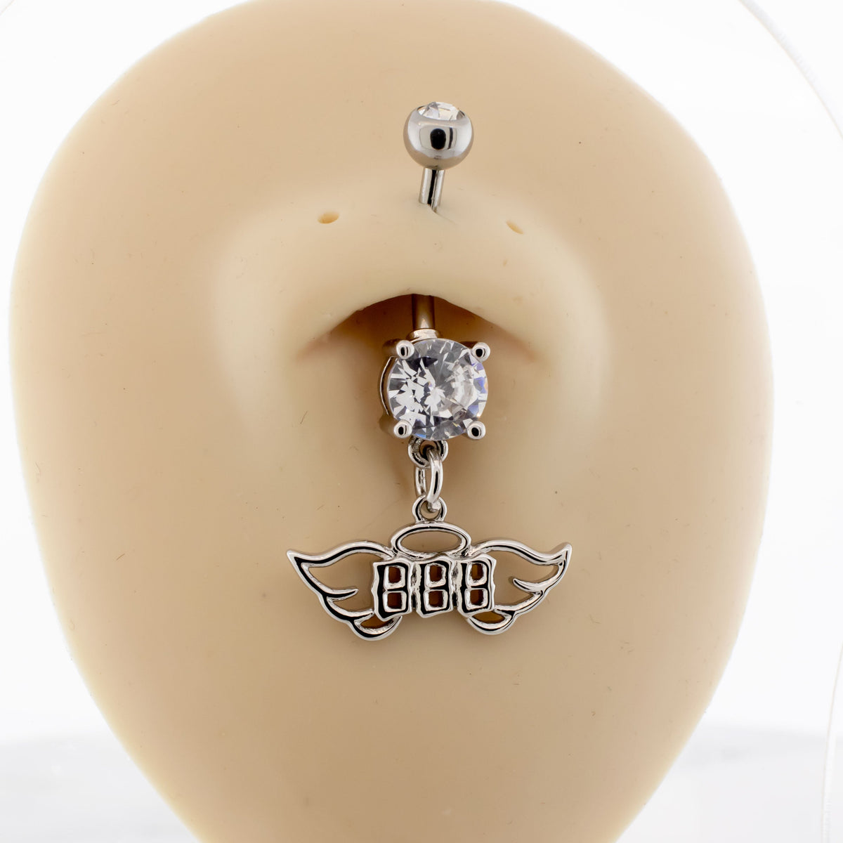 14G Angel Number Navel Ring | | Wiccan Center