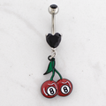 14G Eight Ball Cherries Navel Ring | Body Jewelry | Wiccan Center
