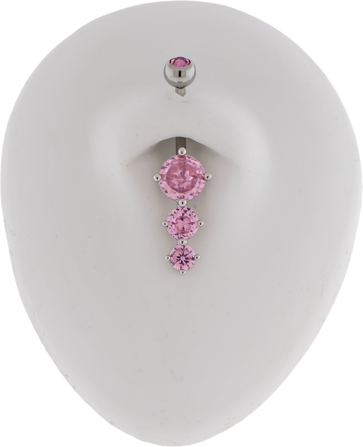14G Cascading Round Gems Navel Barbell | Body Jewelry | Wiccan Center