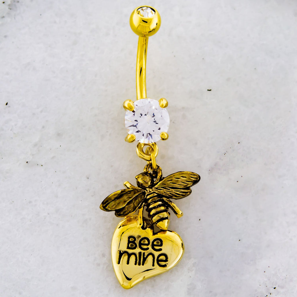 14G Bee Mine Navel Ring | Body Jewelry | Wiccan Center