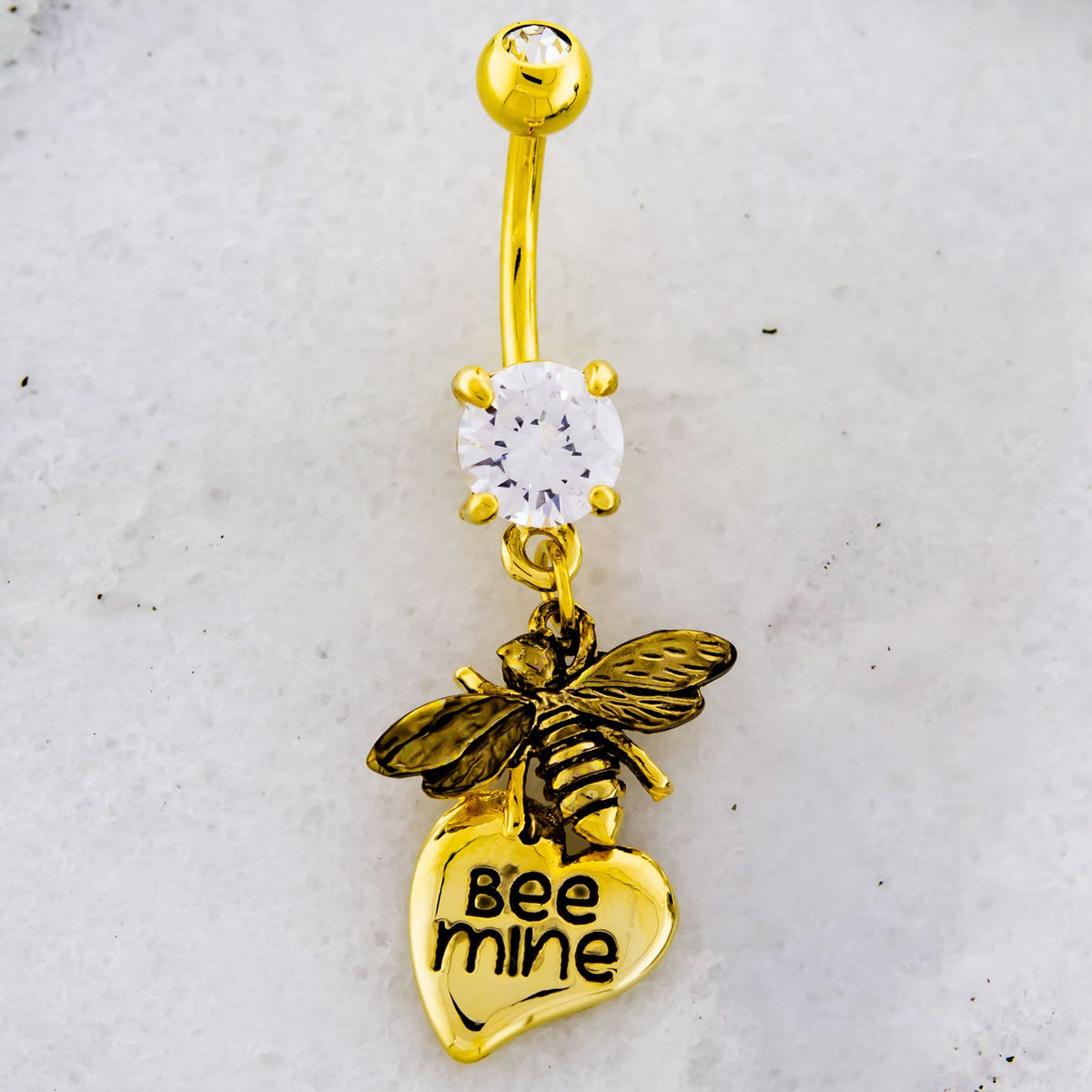 14G Bee Mine Navel Ring | Body Jewelry | Wiccan Center