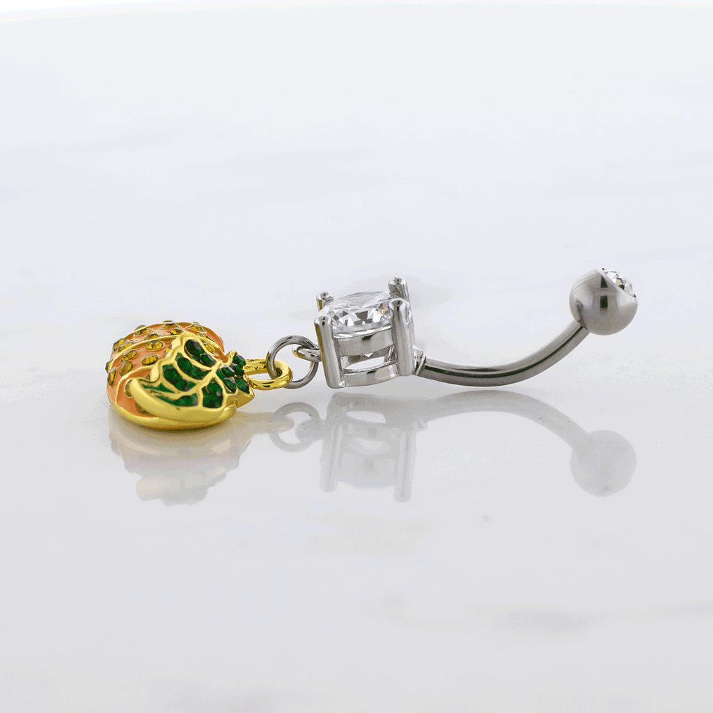 14G Gem Pumpkin Navel Ring | Body Jewelry | Wiccan Center
