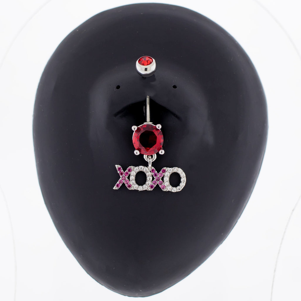 14G XOXO Navel Ring | | Wiccan Center