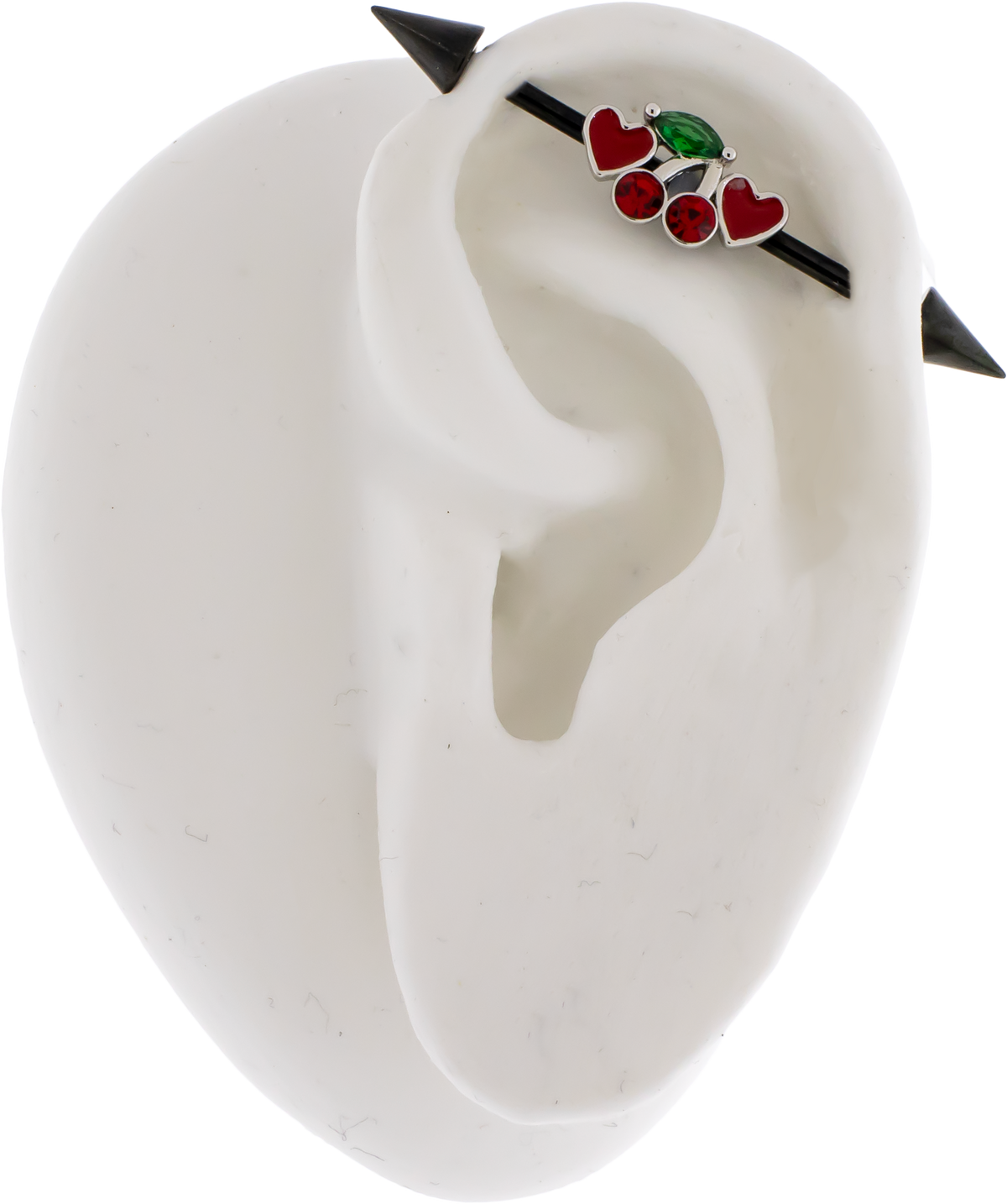 14G Industrial Barbell - Cherry | Body Jewelry | Wiccan Center