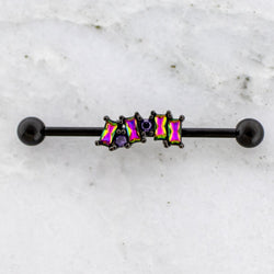 14G Virtual Medium Gem Industrial Barbell | | Wiccan Center