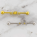14G Bee and Honeycombs Industrial Barbell | | Wiccan Center