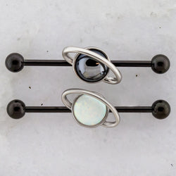 14G Saturn Industrial Barbell | | Wiccan Center