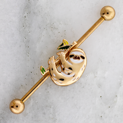 14G Sloth Industrial Barbell | | Wiccan Center