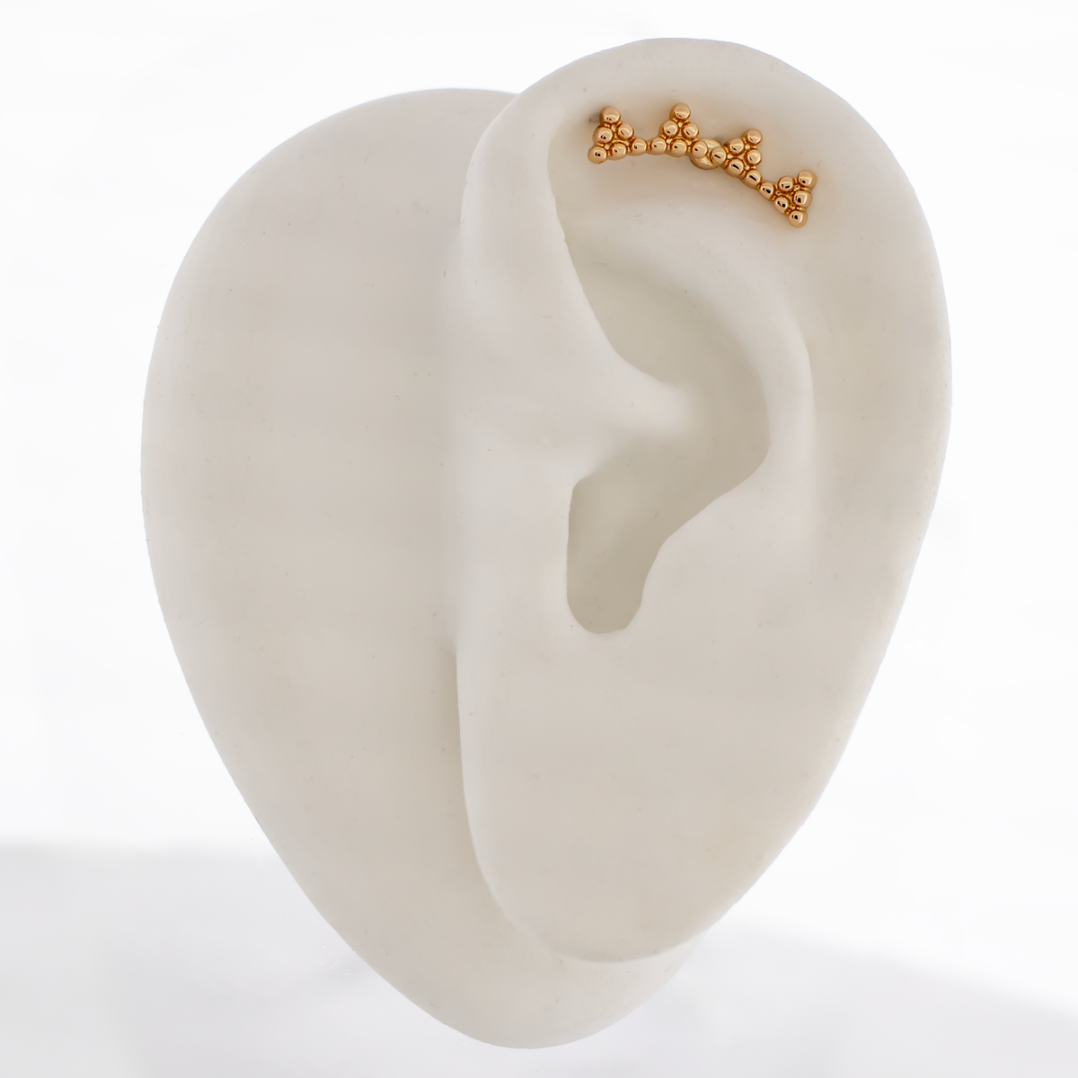 16G Beaded Crescent Cartilage Barbell | Body Jewelry | Wiccan Center