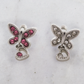 16G Gem Butterfly Heart Cartilage Barbell | | Wiccan Center