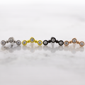 16G Beaded Crescent Shape Cartilage Barbell | Body Jewelry | Wiccan Center