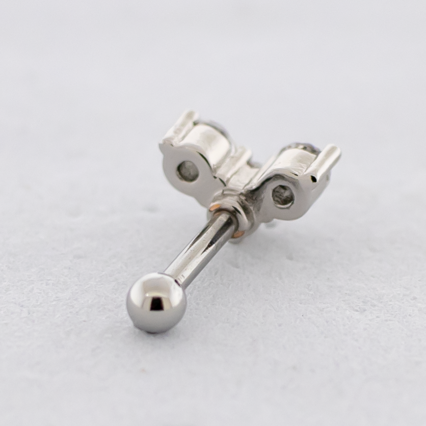 16G Gem Arch Cartilage Barbell | | Wiccan Center