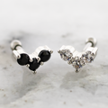 16G Gem Arch Cartilage Barbell | | Wiccan Center